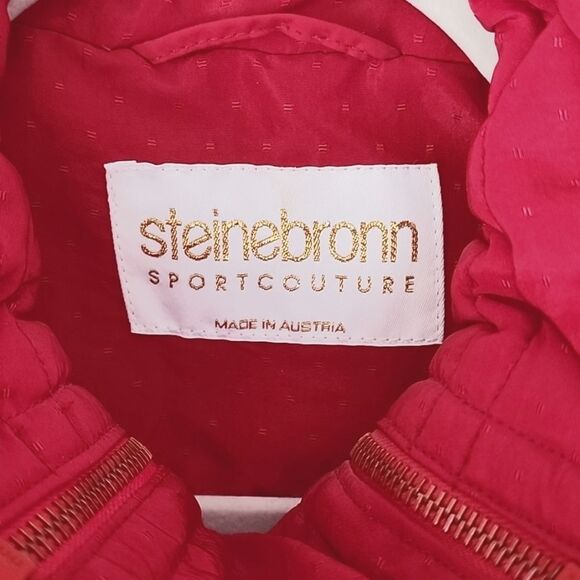 Peter Steinebronn Vintage Red Ski Jacket 8 M - Picture 6 of 14